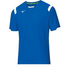 Koszulka Mizuno Team premium game. Niebieskie koszulki sportowe męskie Mizuno, l, bez wzorów, z poliesteru, bez kołnierzyka, bez ramiączek, do piłki nożnej. Za 176.50 zł.