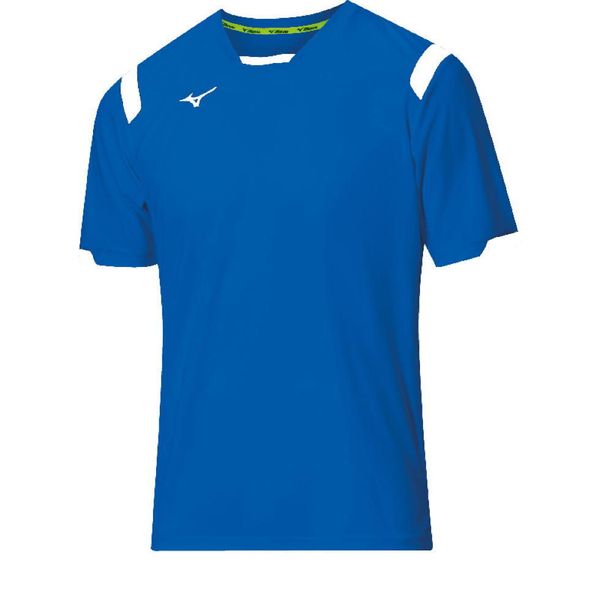 Koszulka Mizuno Team premium game. Niebieskie koszulki sportowe męskie Mizuno, l, bez wzorów, z poliesteru, bez kołnierzyka, bez ramiączek, do piłki nożnej. Za 139.50 zł.