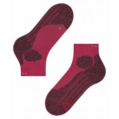Niskie skarpety damskie Falke RU Trail. Czerwone skarpety damskie Falke, bez wzorów. Za 116.50 zł.