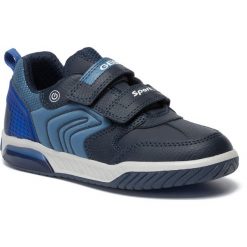 Sneakersy GEOX - J Inek B. D J949CD 0BU11 C4226 D Navy/Royal. Niebieskie półbuty chłopięce Geox, bez wzorów, z materiału, bez zapięcia. Za 279.00 zł.