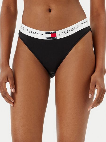Tommy Hilfiger Figi klasyczne UW0UW06038 Czarny. Czarne figi damskie Tommy Hilfiger, l, bez wzorów, z bawełny. Za 84.99 zł.