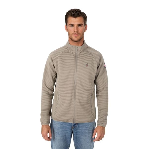 Bluza męska na zamek Aulp NUMIX trekkingowa. Zielone bluzy męskie Aulp, na jesień, m, bez wzorów, z materiału, bez kaptura. Za 269.99 zł.