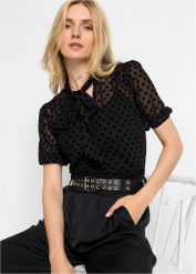 Pasek. Czarne paski damskie bonprix, bez wzorów, eleganckie. Za 62.99 zł.