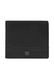 HUGO Portfel 50548315 Czarny. Czarne portfele męskie Hugo, bez wzorów, ze skóry. Za 449.99 zł.