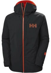 Kurtka narciarska Helly Hansen powderface. Czarne kurtki męskie Helly Hansen, na zimę, m, bez wzorów, z poliamidu, bez kaptura. Za 1,147.80 zł.