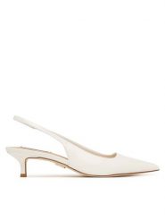 Steve Madden Szpilki Kittie2 11005094 Biały. Białe szpilki damskie Steve Madden, bez wzorów, ze skóry, bez obcasa, bez zapięcia. Za 429.99 zł.