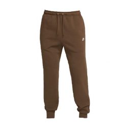 Spodnie sportowe męskie Nike Club. Brązowe spodnie sportowe męskie Nike, l, bez wzorów, z bawełny, na fitness i siłownię. Za 389.00 zł.