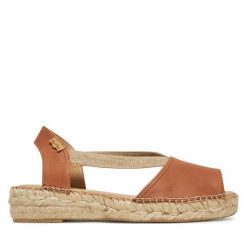 Espadryle Toni Pons. Brązowe sandały damskie Toni Pons, bez wzorów, bez obcasa, bez zapięcia. Za 249.99 zł.