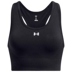 Top Under Armour Vanish Bezszwowy Biustonosz Mid Damskie. Białe biustonosze Under Armour, bez wzorów. Za 183.00 zł.