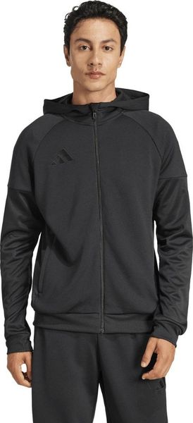 Adidas Bluza męska Tiro 25 Full-Zip czarna JD9078 2XL. Czarne bluzy męskie Adidas, m, bez wzorów, bez kaptura. Za 184.66 zł.