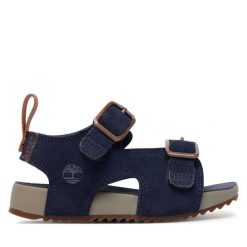 Sandały Timberland. Niebieskie sandały chłopięce Timberland, bez zapięcia. Za 269.99 zł.