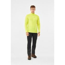 Bluza trekkingowa męska z technicznej dzianiny Admont. Żółte bluzy męskie Viking, l, bez wzorów, z dzianiny, bez kaptura. Za 147.26 zł.