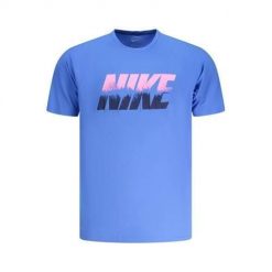 Koszulka sportowa męska Nike nessg580bl434bluxl. Niebieskie koszulki sportowe męskie Nike, m, bez wzorów, bez kołnierzyka, bez ramiączek. Za 349.00 zł.