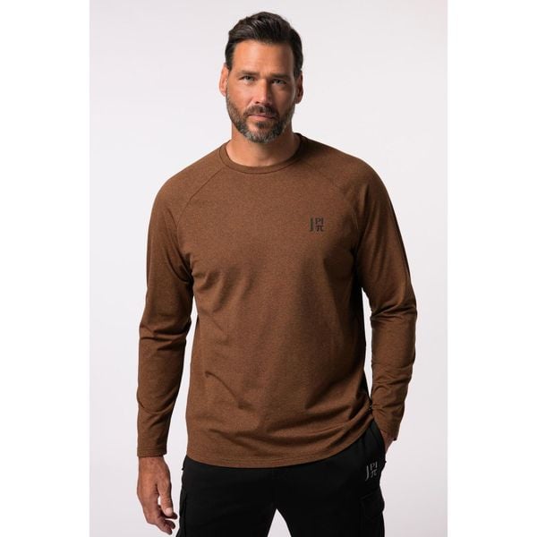 Męska Koszula funkcyjna z długim rękawem FLEXNAMIC® trekkingowa QuickDry. Brązowe koszule męskie JAY-PI, m, bez wzorów, z elastanu, bez kołnierzyka, bez ramiączek. Za 199.99 zł.