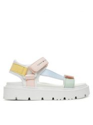 Tommy Hilfiger Sandały T3A2-33786-0326Y S Kolorowy. Sandały dziewczęce Tommy Hilfiger, ze skóry, bez zapięcia. Za 219.99 zł.