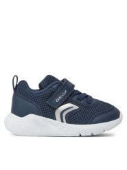 Geox Sneakersy B Sprintye Boy B454UC 01454 C4002 Granatowy. Niebieskie buty sportowe chłopięce Geox, bez wzorów, ze skóry, bez zapięcia. Za 129.99 zł.