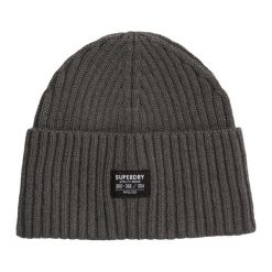Kapelusz damski Superdry Workwear. Szare czapki i kapelusze damskie Superdry., bez wzorów. Za 124.10 zł.