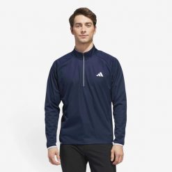 Bluza przeciwwiatrowa męska Ultimate365. Brązowe bluzy męskie Adidas, m, bez wzorów, z dzianiny, bez kaptura. Za 359.99 zł.