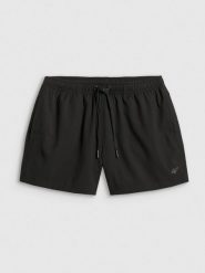 4F Spodenki plażowe z filtrem UPF50+ damskie - czarne XS. Czarne szorty sportowe damskie 4f, na lato, s, bez wzorów, z dzianiny, sportowe, do pływania. Za 99.99 zł.