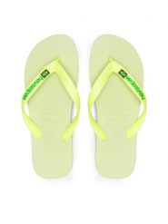 Havaianas Japonki 4110850.0904 Zielony. Zielone klapki damskie Havaianas, bez wzorów, z syntetyku, bez obcasa. Za 79.99 zł.