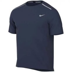 Koszulka treningowa męska Nike IF2082410MIDNIGHTNA. Niebieskie koszulki sportowe męskie Nike, l, bez wzorów, z materiału, bez kołnierzyka, bez ramiączek, do biegania. Za 269.00 zł.