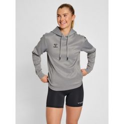 Bluza do piłki ręcznej damska Hummel Core XK z kapturem. Szare bluzy sportowe damskie Hummel, xl, bez wzorów, z kapturem, do piłki ręcznej. Za 191.00 zł.