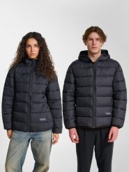 Kurtka puchowa Hummel Lightweight. Niebieskie kurtki damskie Hummel, na jesień, m, bez wzorów, z materiału, bez kaptura. Za 349.00 zł.