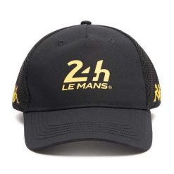 Czapka z daszkiem Kappa Esemy 24H Le Mans. Czarne czapki i kapelusze męskie Kappa, bez wzorów, z bawełny, sportowe. Za 237.00 zł.