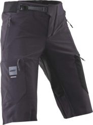 Spodenki rowerowe Leatt Shorts MTB Gravity 4.0. Czarne szorty męskie LEATT, m, bez wzorów, z materiału. Za 533.49 zł.