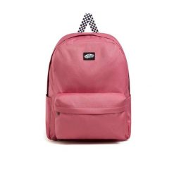 VANS OLD SKOOL BACKPACK Rose. Czerwone plecaki damskie Vans, bez wzorów, z tkaniny. Za 124.99 zł.