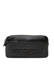 Just Cavalli Saszetka 78QA4B14 ZSB81 Czarny. Czarne saszetki męskie Just Cavalli, ze skóry. Za 399.99 zł.