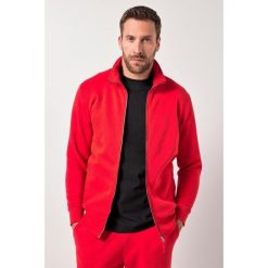 Męska Bluza dresowa stójka do 8XL. Czerwone bluzy męskie JAY-PI, m, bez wzorów, z bawełny, bez kaptura. Za 279.99 zł.