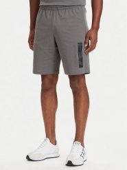 EA7 Emporio Armani Szorty sportowe 7M002421 AF13512 M8011 Szary Slim Fit. Szare krótkie spodenki sportowe męskie EA7 Emporio Armani, l, bez wzorów, z bawełny. Za 399.99 zł.