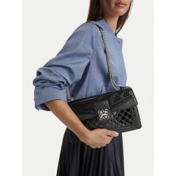 Torebka Nine West. Czarne torebki do ręki damskie Nine West, bez wzorów, bez dodatków. Za 329.99 zł.