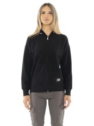 Bluza z kaptur na co dzień na siłownię. Czarne bluzy damskie LEONE 1947 APPAREL, xs, bez wzorów, bez kaptura. Za 383.11 zł.