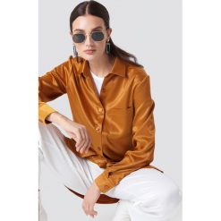 NA-KD Satynowa kurtka oversize - Copper. Kurtki damskie marki NA-KD. W wyprzedaży za 72.88 zł.