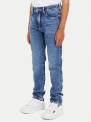 Tommy Hilfiger Jeansy Modern KB0KB08906 Niebieski Straight Fit. Niebieskie jeansy dla chłopców Tommy Hilfiger, z bawełny. Za 379.99 zł.