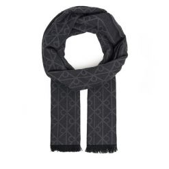 Szalik Calvin Klein. Czarne szaliki męskie Calvin Klein, bez wzorów. Za 209.99 zł.
