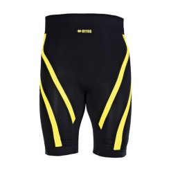 Szorty techniczne Errea Arrius. Czarne krótkie spodenki sportowe męskie ERREA, s, bez wzorów, z tkaniny, do biegania. Za 286.85 zł.