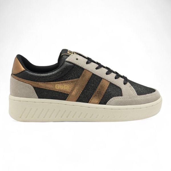 Sneakersy damskie Gola Superslam Blaze II. Brązowe obuwie sportowe damskie Gola, bez wzorów. W wyprzedaży za 384.50 zł.