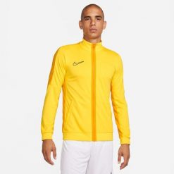 Bluza Sportowa Rozpinana Męska Nike Academy 23. Żółte bluzy męskie Nike, m, bez wzorów, bez kaptura, na fitness i siłownię. W wyprzedaży za 177.10 zł.