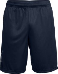 Under Armour Spodenki UA Tech Graphic Short 1306443-409 granatowy r. M. Niebieskie krótkie spodenki sportowe męskie Under Armour, m, bez wzorów. Za 126.34 zł.