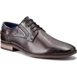 Półbuty BUGATTI - 311-15105-2500-6100 Dark Brown. Brązowe eleganckie półbuty Bugatti, z materiału. Za 359.00 zł.