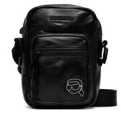 Saszetka KARL LAGERFELD. Czarne saszetki męskie KARL LAGERFELD, młodzieżowe, małe. Za 699.99 zł.