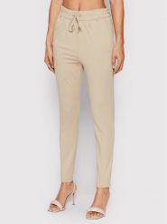 ONLY Spodnie materiałowe Poptrash 15115847 Beżowy Slim Fit. Brązowe spodnie materiałowe damskie Only, l, bez wzorów, z materiału. Za 179.99 zł.