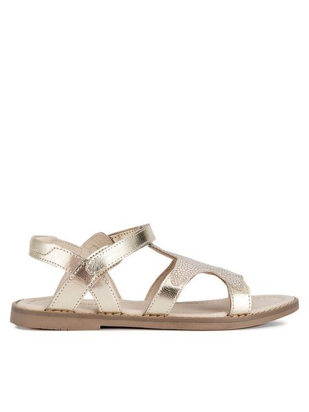 Lasocki Young Sandały DORA 6895-4 Złoty. Żółte sandały dziewczęce Lasocki Young, ze skóry, bez zapięcia. Za 129.99 zł.