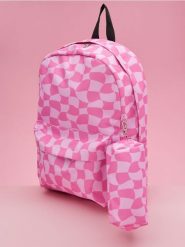 Plecak - różowy. Czerwone plecaki damskie Sinsay, bez wzorów. Za 29.99 zł.