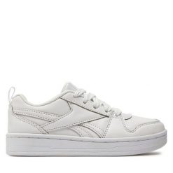 Sneakersy Reebok. Białe trampki i tenisówki chłopięce Reebok, bez wzorów, bez zapięcia. Za 109.99 zł.