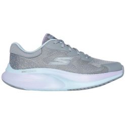 Buty sportowe damskie Skechers Go Walk Max Walker. Szare obuwie sportowe damskie Skechers, bez wzorów, z materiału. Za 490.00 zł.