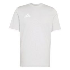 Koszulka męska adidas Entrada Tee. Białe koszulki sportowe męskie Adidas, m, bez wzorów, bez kołnierzyka, bez ramiączek, do piłki nożnej. Za 78.99 zł.